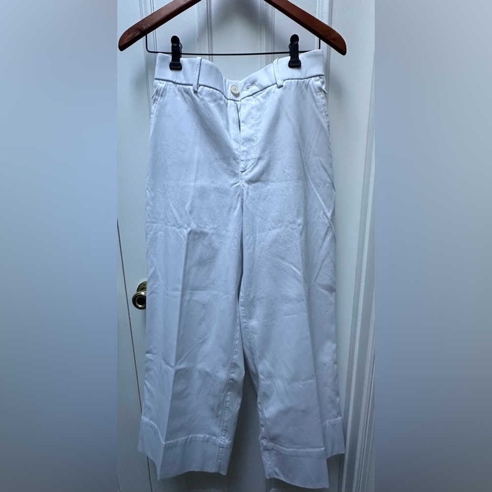 SPANX Classic White Stretch Twill Pants